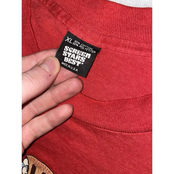 Vintage Alabama Band Shirt Concert Tour‎ 90s Single Stitch Country Red Mens XL - Picture 4 of 8